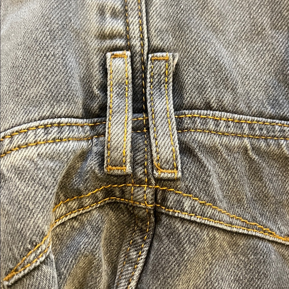 🔥🔥We the free Good luck Barrel Overalls NWT SZ small in archive gray - Picture 9 of 9